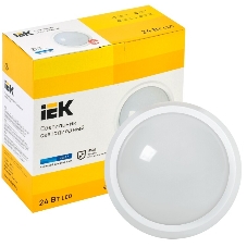 Светильник IEK LED ДПО 5051 18Вт 6500К IP65 круг белый
