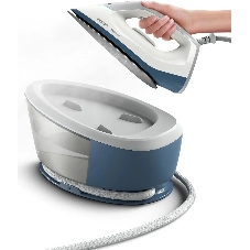 Парогенератор Philips PSG2000/20 синий/белый, 2400 Вт, 110 г/мин, 300 г/мин, 1400 мл