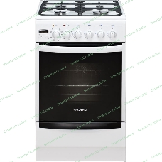 Плита комбинированная Gefest ПГЭ 5102-03 белый, конфорок 4 газовых, духовка 55 л, 50 см x 85 см x 58.5 см