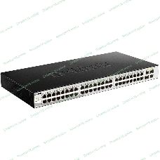 Коммутатор D-Link DGS-1210-52MP/ME DGS-1210-52MP/ME/B1A 48G 4SFP 48PoE 370W управляемый