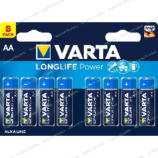 Батарейка Varta LONGLIFE POWER (HIGH ENERGY) LR6 AA BL8 Alkaline 1.5V (4906) (8/160) (8 шт.)