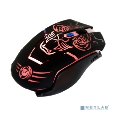 Мышь беспроводная Dialog Gan-Kata MRGK-12UR черный, 1600 dpi, радиоканал, USB, кнопки - 6