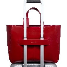 Деловая сумка женская с отделением для ноутбука Piquadro Blue Square BD6680B2/R натур.кожа красный