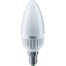 Лампа светодиодная Navigator NLL-C37-7-230-2.7K-E14-FR 7Вт свеча 2700К тепл. белый E14 500лм 176-264В