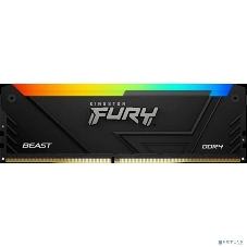Оперативная память Kingston 32GB 3200MT/s DDR4 CL16 DIMM (Kit of 2) 1Gx8 FURY Beast RGB (Select Regions ONLY)