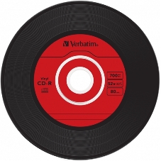 Диск CD-R Verbatim 700Mb 52x Slim case (10шт) (43415)
