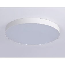 Потолочный светодиодный светильник Ambrella light FV5536 WH белый LED 90W 4200K D600*58 (Без ПДУ)