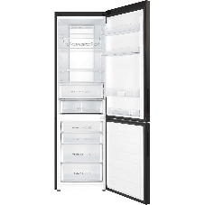 Холодильник Haier C4F740CBXGU1 черный двухкамерный 286/115л морозилка снизу, No Frost
