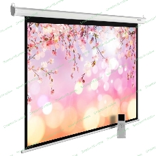 Экран Cactus 220x220 см MotoExpert CS-PSME-220x220-WT 1:1 настенно-потолочный рулонный белый (моторизованный привод)