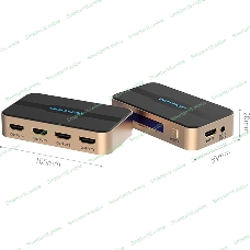 Разветвитель - сплиттер Vention HDMI 19F/4x19F на 4 монитора ACCG0