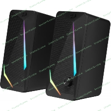 Акустическая система 2.0 Defender Waltz черный USB + 3.5 jack, RGb, 6 Вт.