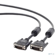 Кабель DVI-D single link Gembird/Cablexpert, 19M/19M, 1.8м, черный, экран, феррит.кольца, пакет (CC-DVI-BK-6)