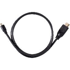 Кабель HDMI-19M --MicroHDMI-19M ver 2.0 1 м VCOM CG587-1M