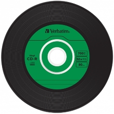 Диск CD-R Verbatim 700Mb 52x Slim case (10шт) (43415)