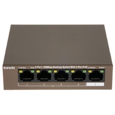 Коммутатор Tenda TEF1105P-4-38W 5PORT 10/100M