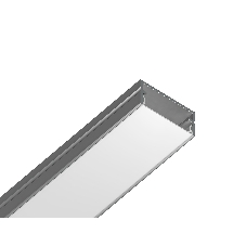 Алюминиевый профиль Ambrella light GP2001AL серебро 2000*20.5*10