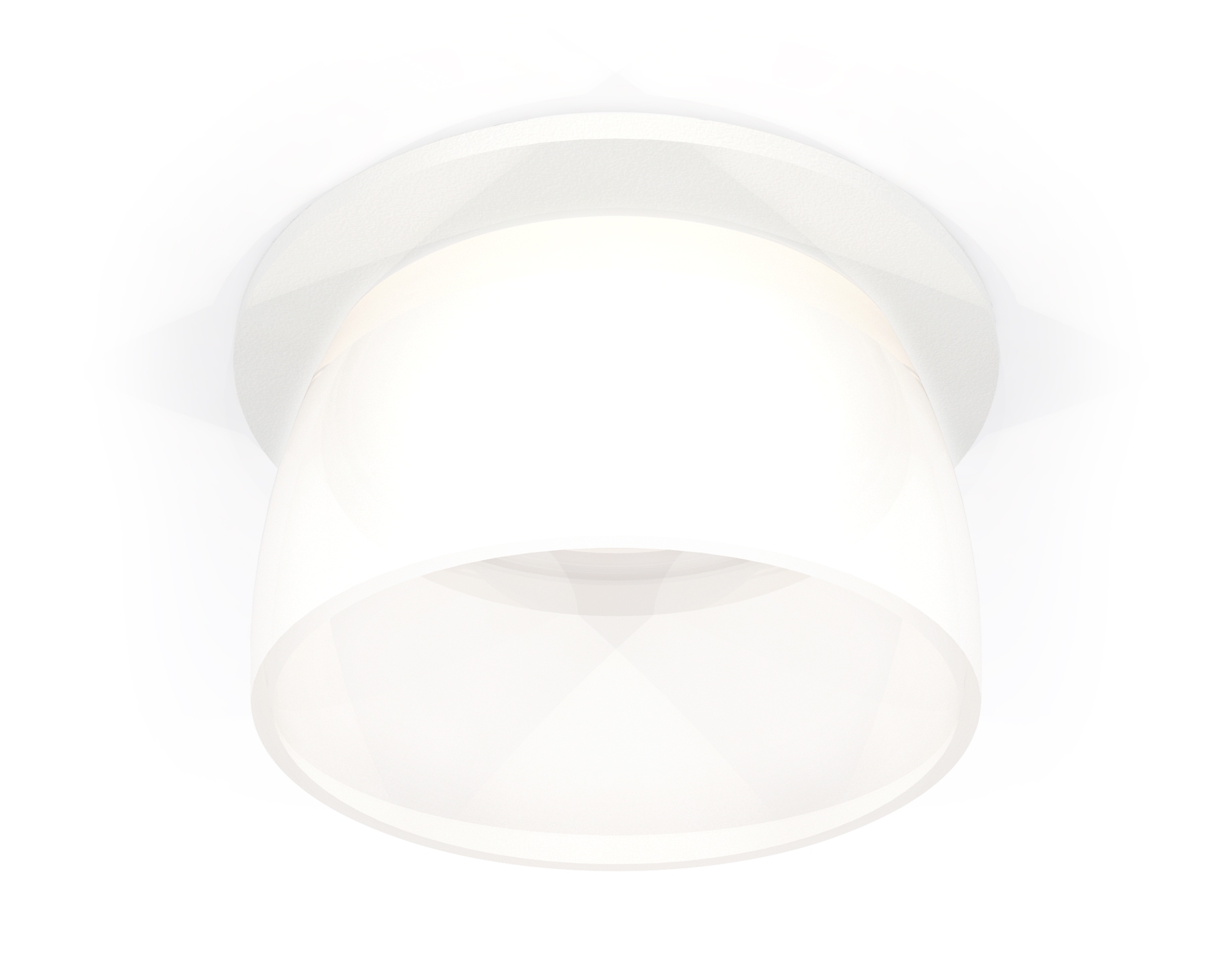 Комплект встраиваемого светильника Ambrella light XC6512069 SWH/FR белый песок/белый матовый MR16 GU5.3 (C6512, N6258)