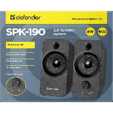 Акустическая система Defender 2.0 SPK-190 черный