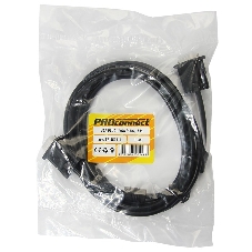 Шнур PROconnect VGA - VGA с ферритами, длина 3 мeтра, черный