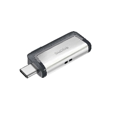 Флешка USB SanDisk DDC2 Ultra Dual (SDDDC2-032G-G46), 128Gb, USB 3.0/USB 3.1 Type C, R/W 150/30, серый/черный