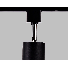 Трековый однофазный светильник со сменной лампой Ambrella light GL5123 BK черный GU10 max 12W