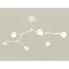 Светильник Ambrella light XB9055204/6 SWH/FR/CL белый песок/белый матовый/прозрачный GX53 (C9055, N8399)