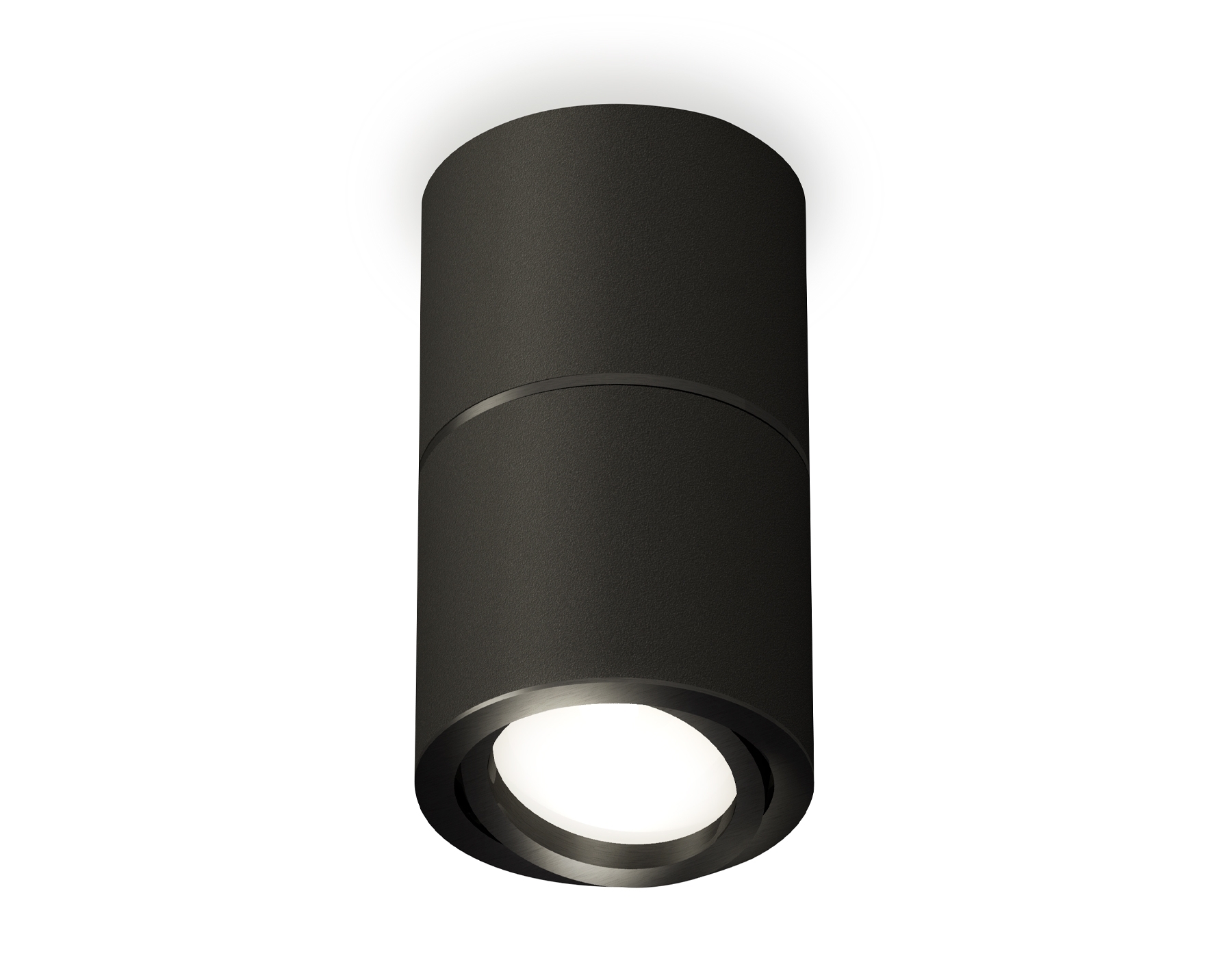 Светильник Ambrella Light XS7402160 SBK/PBK черный песок/черный полированный MR16 GU5.3 (C7402, A2071, C7402, N7002)