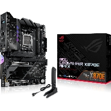 Материнская плата ASUS ROG CROSSHAIR X870E APEX, AM5, AMD X870E, 2xDDR5, 4xSATA, 5xM.2, 1xPCIe 5.0 x16, 1x5Gb LAN, USB Type-C, Wi-Fi 7, Bluetooth, 2x3.5 мм, 7.1, ATX