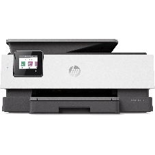 МФУ струйное HP OfficeJet 8023 (1KR64B), A4, цвтной, печ. до 20 стр/мин. (ч/б), до 10 стр/мин. (цвет), скан. до 8 стр/мин. (ч/б) 3.5 стр/мин. (цвет), 1200 x 1200 dpi, USB, RJ-45, Wi-Fi, Air Print
