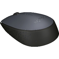 Мышь беспроводная Logitech M170 черный/темно-серый, 1000 dpi, радиоканал, USB, кнопки - 3