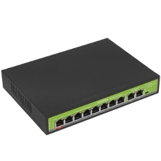 Коммутатор Digma DSP208F-2F-T120 V1, 10×100 Мбит/с, неуправляемый