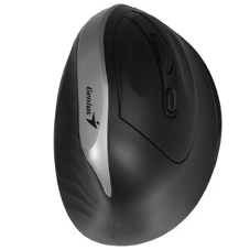 Мышь беспроводная Genius Ergo 8250S серебристый, 1600 dpi, радиоканал, USB, кнопки - 6