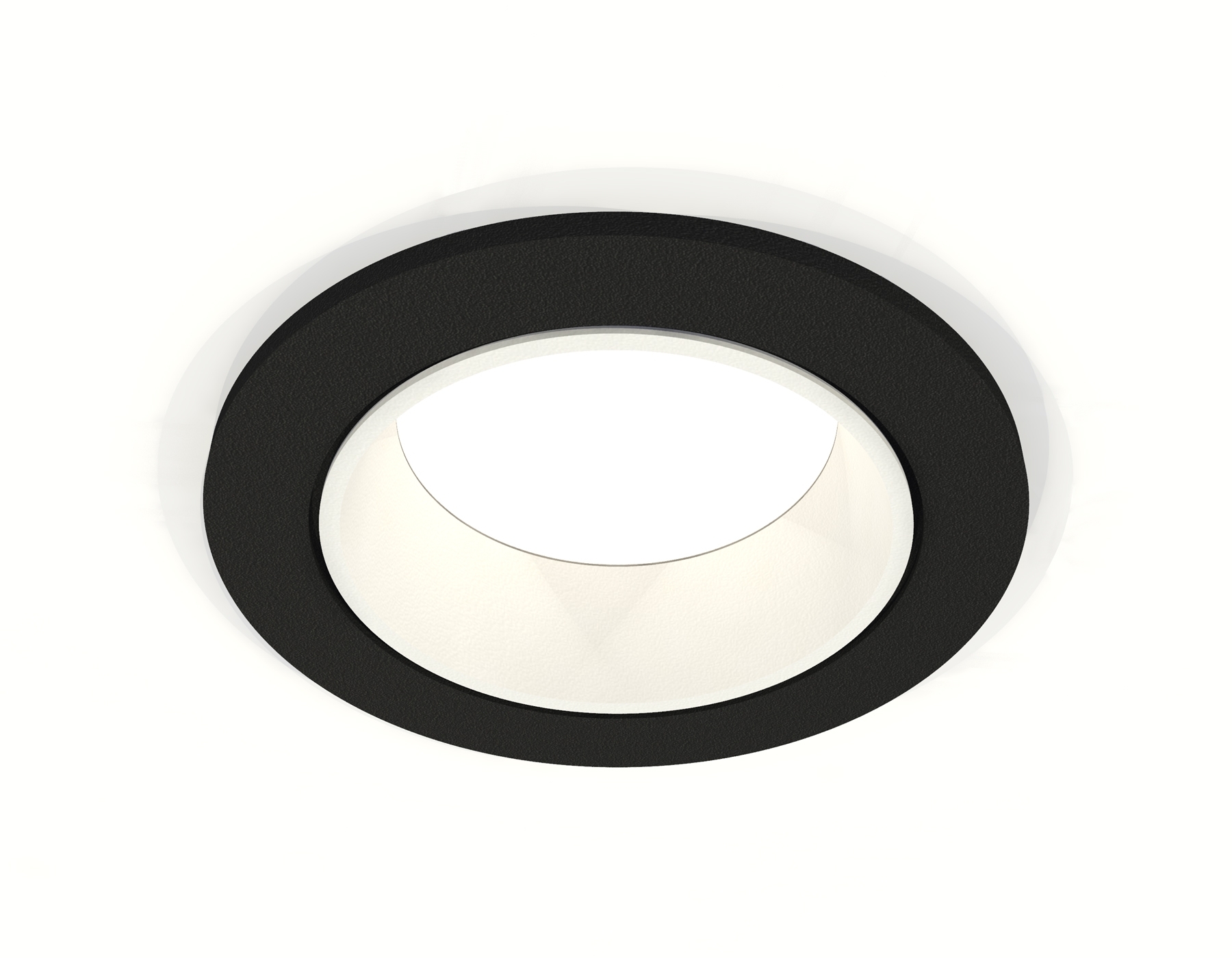 Комплект встраиваемого светильника Ambrella light XC6513001 SBK/SWH черный песок/белый песок MR16 GU5.3 (C6513, N6110)