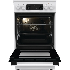 Плита электрическая Gorenje GECS5C70WA белый, конфорок 4 электрических, духовка 70 л, 50 см x 85 см x 59.4 см
