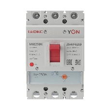 Выключатель автоматический в литом корпусе YON YON MGS250 3P 200-250А 36кА YON MGS250N-3TAMF0250