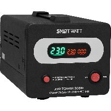 Напольный стабилизатор напряжения SMARTWATT AVR TOWER 500RF (140W - 260W, 500VA, 0.5 кВт, 50-60 Гц, розеток - 1, LED-дис