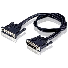 Кабель KVM для каскадного соединения переключателей DB-25(Male) - DB-25(Female) 0,6м., черный/ATEN/CABLE DB25M -- DB25F FOR KH2508A/2516A