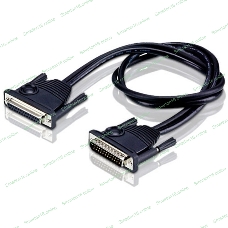 Кабель KVM для каскадного соединения переключателей DB-25(Male) - DB-25(Female) 0,6м., черный/ATEN/CABLE DB25M -- DB25F FOR KH2508A/2516A