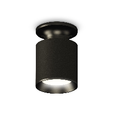 Светильник Ambrella Light XS6302100 SBK/PBK черный песок/черный полированный MR16 GU5.3 (N6902, C6302, N6103)