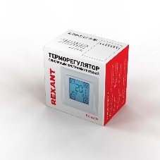 Терморегулятор сенсорный программируемый Rexant RX-421H, бежевый, совместим с Legrand серии Valena