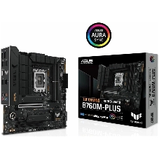 Материнская плата ASUS TUF GAMING B760M-PLUS, LGA 1700, Intel B760, 4xDDR5, 4xSATA, 2xM.2, 1xPCIe 5.0 x16, 1xPCIe 4.0 x4, 1xPCIe x1, 2xUSB-A 3.2 Gen 2, 3xUSB-A 3.2 Gen 1, 2xUSB 2.0, 1xUSB-C 3.2 Gen 2x2, 1x2.5Gb LAN, 5x3.5 мм, 7.1, mATX