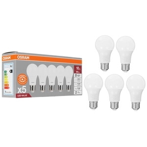 Лампа светодиодная LED Value LVCLP75 10SW/840 шар матовая E27 230В 10х1 RU OSRAM 4058075579927
