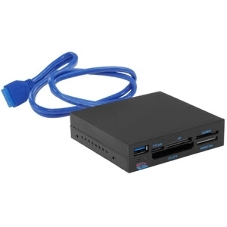 Кард-ридер Gembird FDI2-ALLIN1-03-B/черный/TF/SD/MS/CF/XD SDHC/USB 3.0/пластик