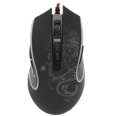 Мышь проводная Defender Venom GM-640L черный, 3200 dpi, USB, кнопки - 8