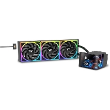 Система водяного охлаждения Thermaltake MAGCurve 360 Ultra ARGB Soc-AM5/AM4/1200/1700/1851 черный 4-pin 32.8-35.1dB Al LCD Ret (CL-W453- PL12SW-A)