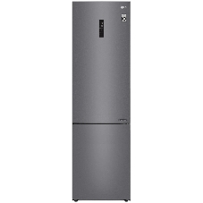 Холодильник LG GA-B509CLSL графитовый двухкамерный 277/107л морозилка снизу, No Frost