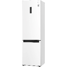 Холодильник LG GA-B509LQYL белый двухкамерный 277/107л морозилка снизу, No Frost