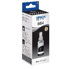 Чернила Epson 664 C13T664198 (аналог C13T66414A) черный 70мл для Epson L100