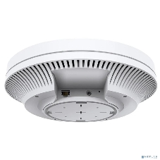Точка доступа TP-Link 11AX dual-band ceiling access point, up to 1200 Mbit/s at 5 GHz and up to 574 Mbit/s at 2.4 GHz, 1 10/100/1000Mbps LAN port, support PoE 802.3at standard, support BSS coloring, Seamless Roaming, Mesh, Band Steering, Airtime Fairness, MU-MIMO, ma