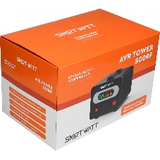 Напольный стабилизатор напряжения SMARTWATT AVR TOWER 500RF (140W - 260W, 500VA, 0.5 кВт, 50-60 Гц, розеток - 1, LED-дис